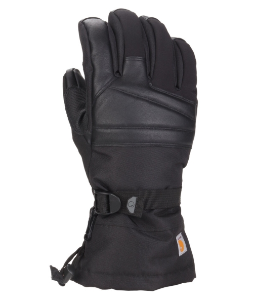 Carhartt Storm Defender Insulated Leather Gauntlet Glove Black