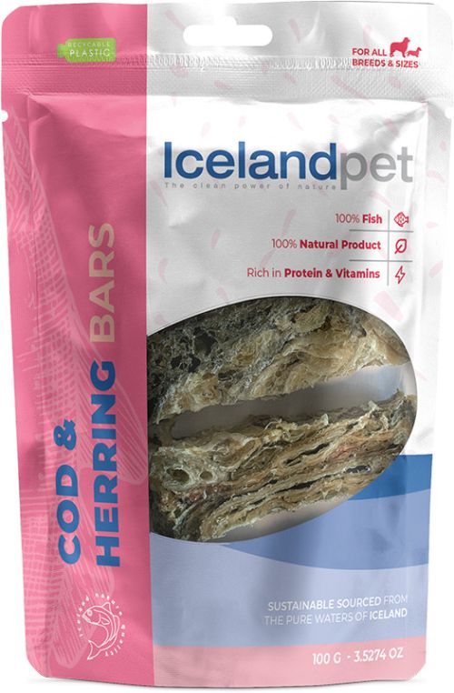 Iceland Pet Cod and Herring Bars
