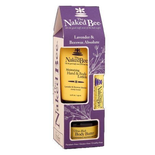 The Naked Bee Gift Set Lavender & Beeswax