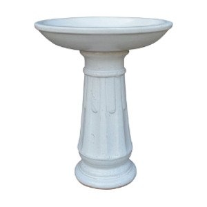 Bird Bath 23" Miami White