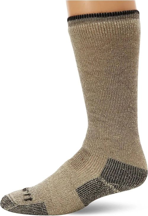 Carhartt Mens Heavyweight Merino Wool Blend Steel Toe Boot Sock