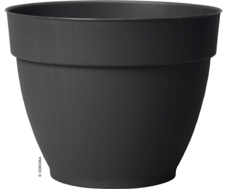 Pot Ninfea 12" Charcoal