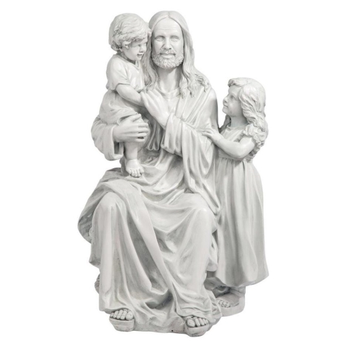 Statue Jesus W/children