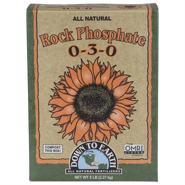 Down to Earth Rock Phosphate 0-3-0 5lb OMRI Organic