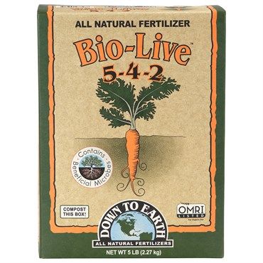 Down to Earth Bio-Live 5-4-2 w/ Micorrhiza 5lb OMRI Organic