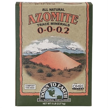 Down to Eath Azomite Powder 0-0-0.2 5lb OMRI Organic