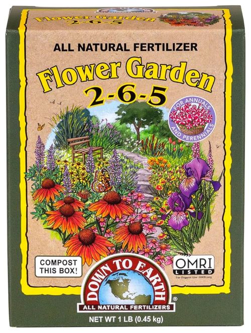 Down to Earth Flower Garden 2-6-5 1lb OMRI Organic