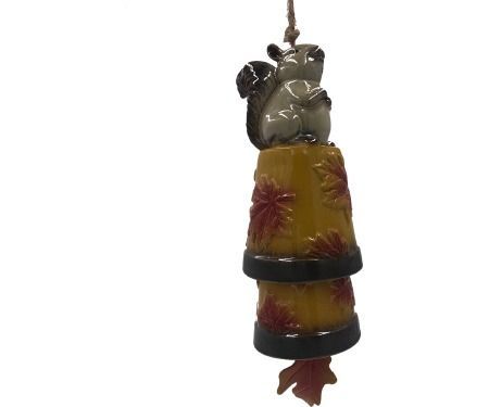 Windchime Bird Astd Ceramic