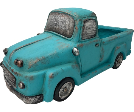 Truck Flower Pot Teal