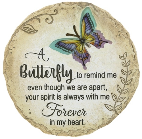 Memorial Stepping Stone Butterfly to Remind Me
