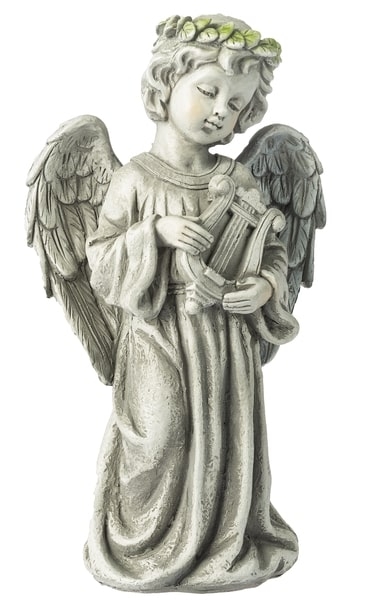 Figurine Angel W/ Harp