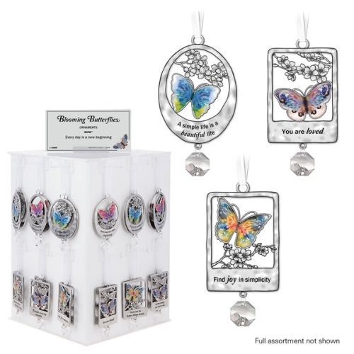 Ornaments=blming Butterfies Astd