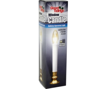 Candle 9" B/opp Brass