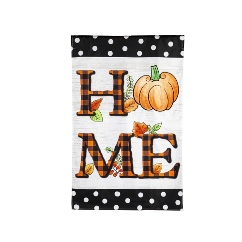 House Flag Pumpkin Home