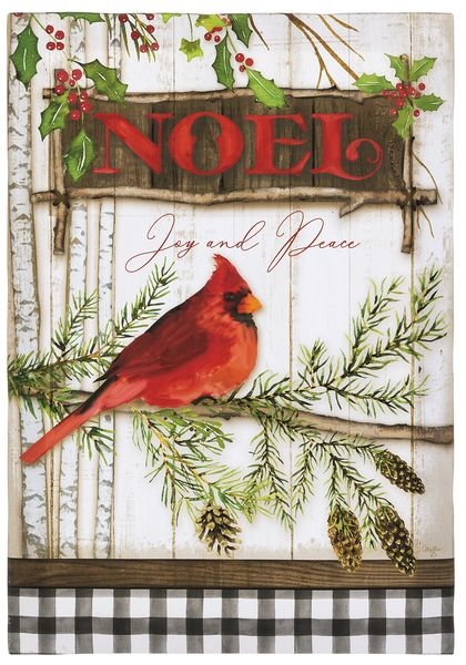 Prn Wall Plq Cardinal Canvas