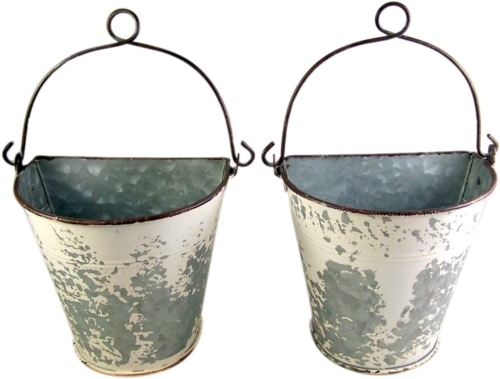 Bucket Wall Planter MTL LG