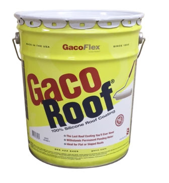 White 5gal Gaco Roof Silicone