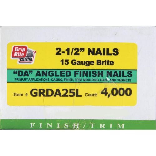 2-1/2in 15ga Brt Finish Nail