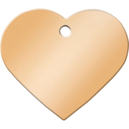 Tag Heart Large Gold