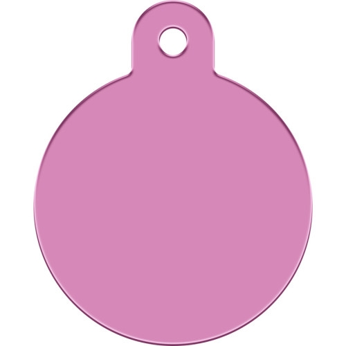 Tag Circle Large Pink