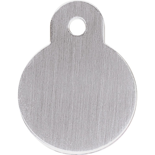 Tag Circle Small Brushed Chrome