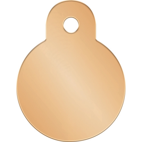 Tag Circle Small Bronze