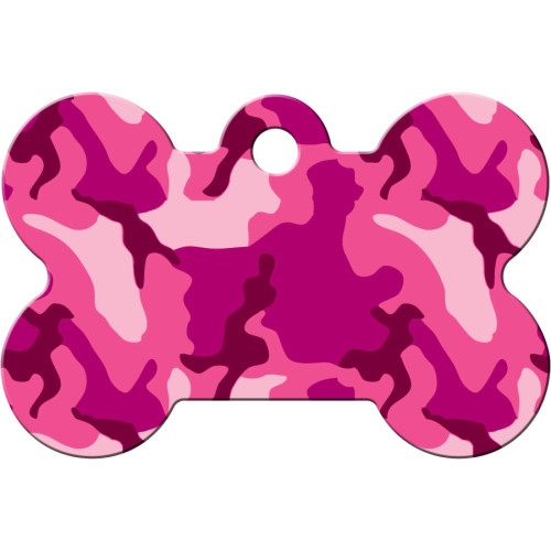 Tag Bone Large Camo Pink