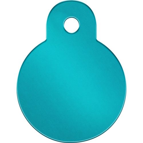 Tag Circle Small Turquoise