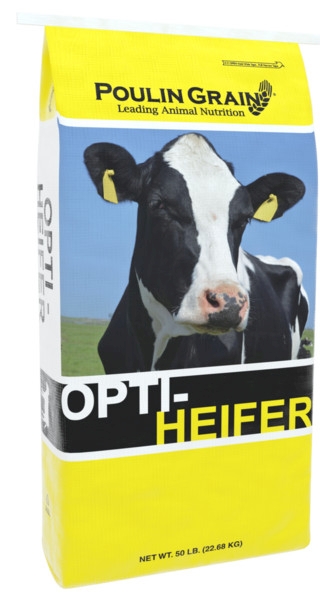 Poulin Grain Opti-Heifer 18% Pellet with Bovatec