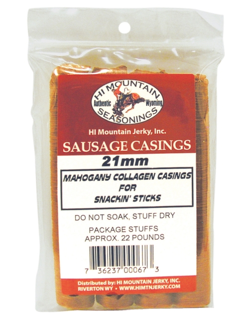 Hi Mountain Casing Mahongany Snackin Stick Sausage 21mm