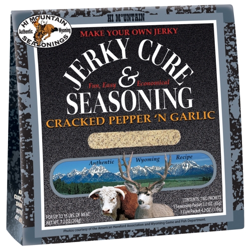Hi Mountain Jerky Cure Cracked Pepper N Garlic 7.2oz