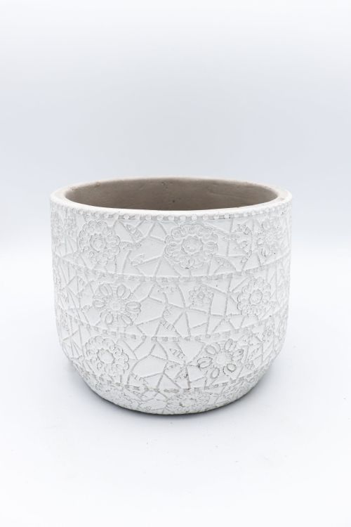 Plntr 5" Metarie Egg Pot