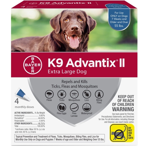 Advantix II Dogs 55lb and over 4pk