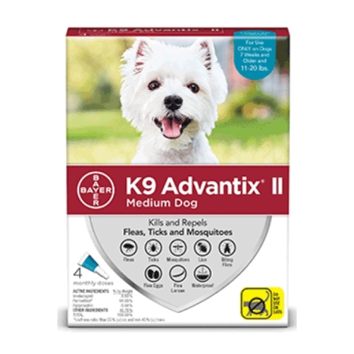 Advantix II Dogs 11-20lb 4pk