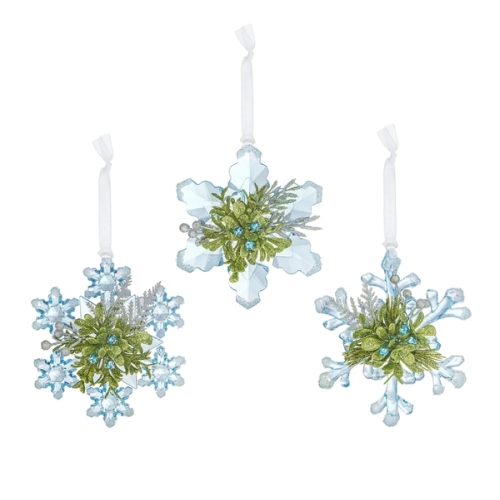 Orn 5" Ice Snowflake