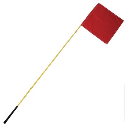 60" Whip Flag Red