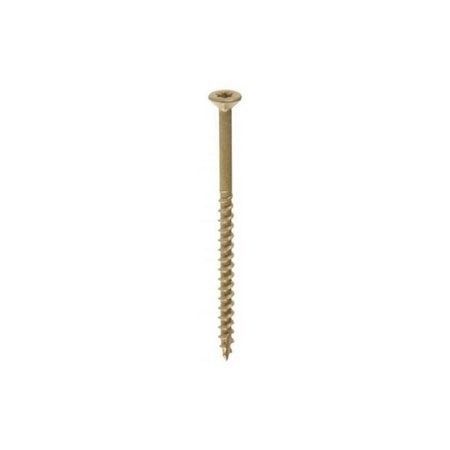 SCREW 1# 1 5/8x8" STAR DR GOLD