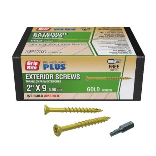 Screw 1# 2 X8 Star Dr Gold