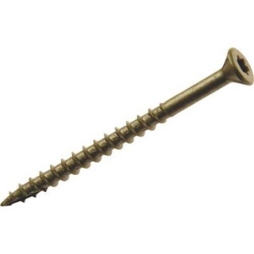 Screw 5# 2"x9 Star Dr Gold