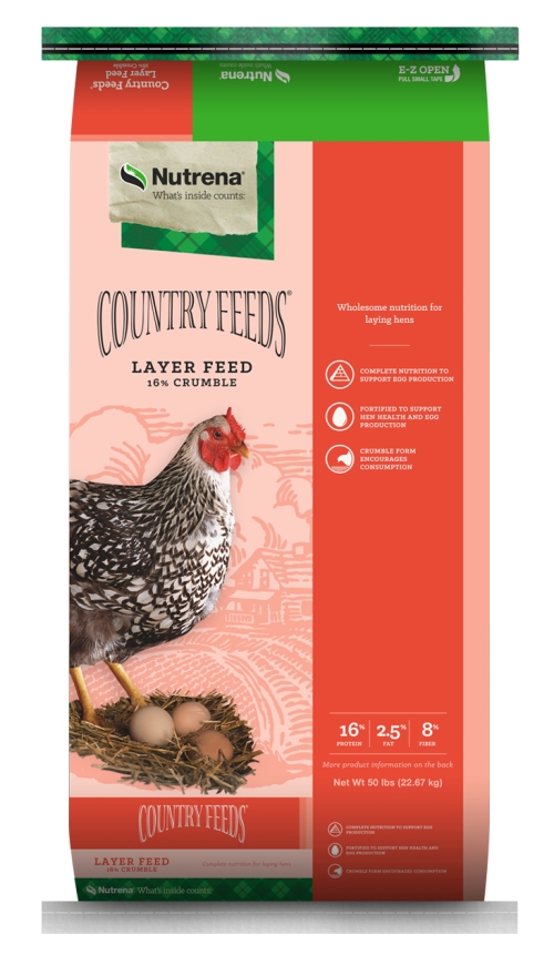 Nutrena Country Feeds Layer 16% Crumble