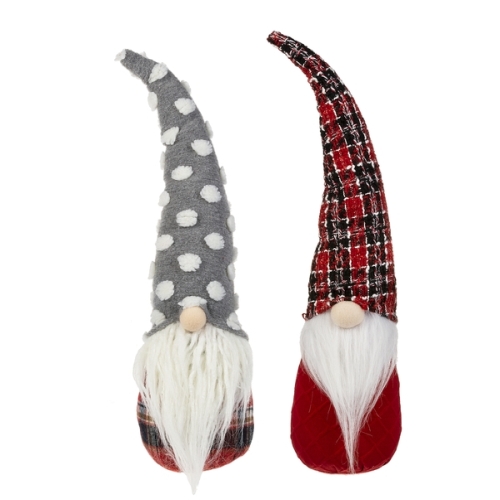 Gnome W Plaid Hat Fabric