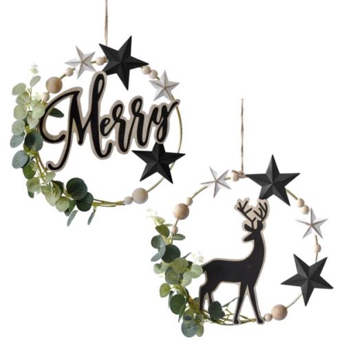 Orn Deer/merry Mtl Astd