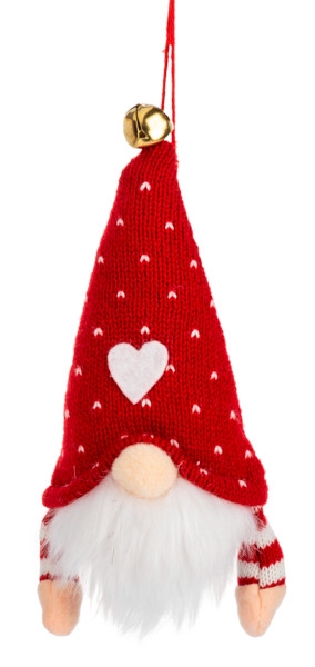 Orn Gnome Cndycn Hldr Fabric