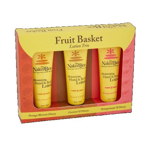 The Naked Bee Lotion Trio Fruit Baket