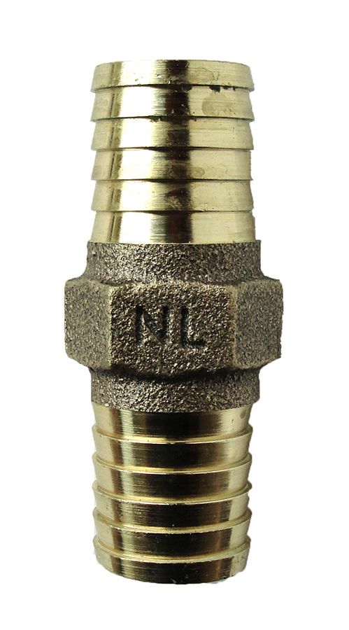 2 In Brass Coupling Barbed