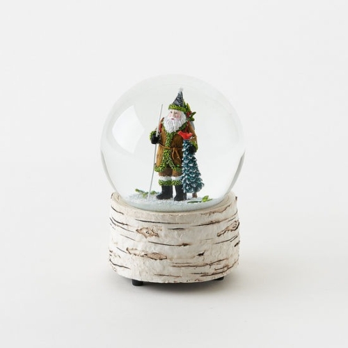 Snow Globe Santa 6"