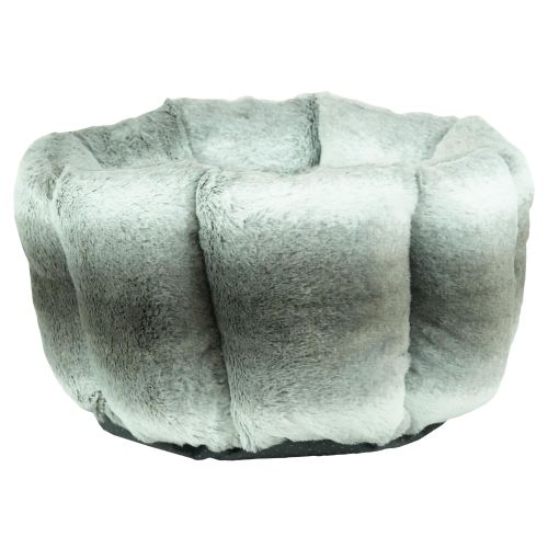 Arlee Cat Bed Gray Quilt