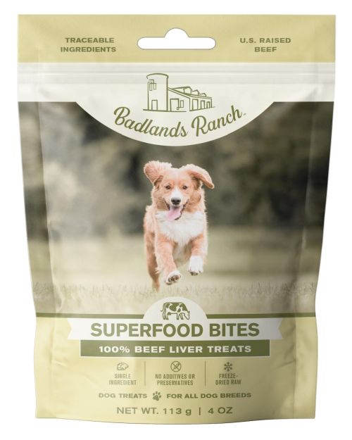 Badlands Ranch Beef Liver Treat 4OZ