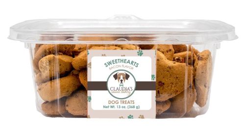 Claudia Bacon Sweethearts Dog Treats Large 13oz