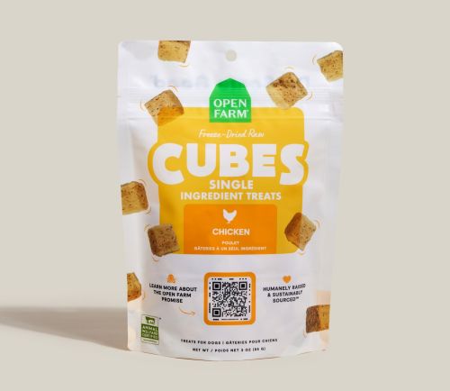 Open Farm Treat Cubes Chicken 3oz